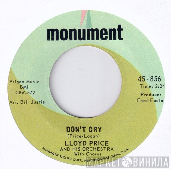 Lloyd Price And His Orchestra - I Love You / Don't Cry