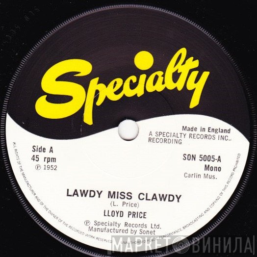 Lloyd Price - Lawdy Miss Clawdy