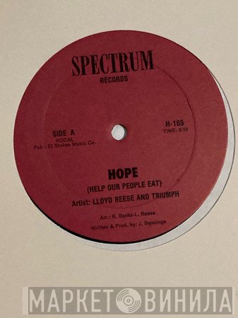 Lloyd Reese - HOPE (Let My People Eat)