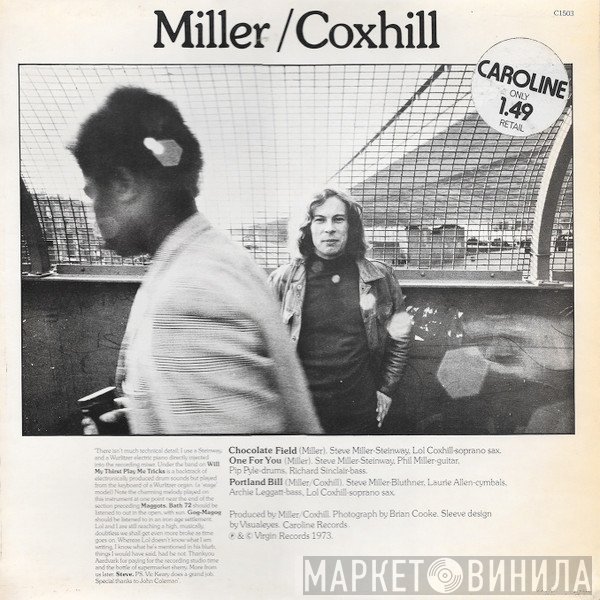 Lol Coxhill, Steve Miller  - Coxhill / Miller / Miller / Coxhill