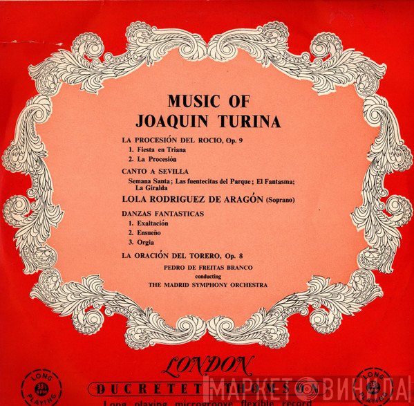 Lola Rodríguez Aragón, Pedro de Freitas Branco - Music Of Joaquin Turina