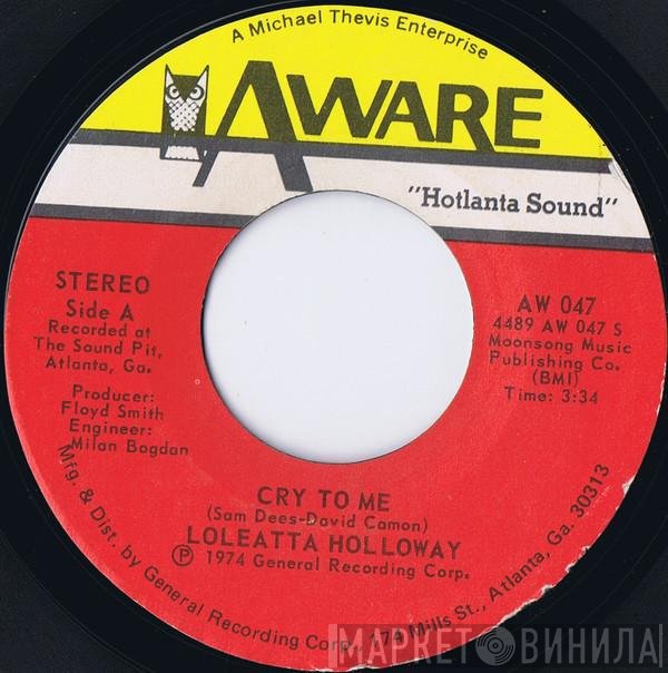 Loleatta Holloway  - Cry To Me