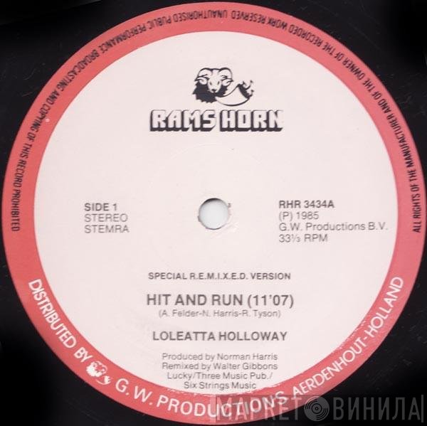 Loleatta Holloway  - Hit And Run (Special R.E.M.I.X.E.D. Version)