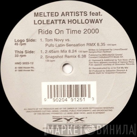 Loleatta Holloway, Melted Artists - Ride On Time 2000