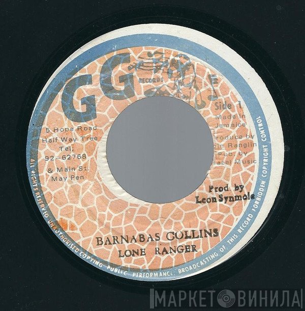 Lone Ranger, Ansel Collins - Barnabas Collins / Dub Part Two