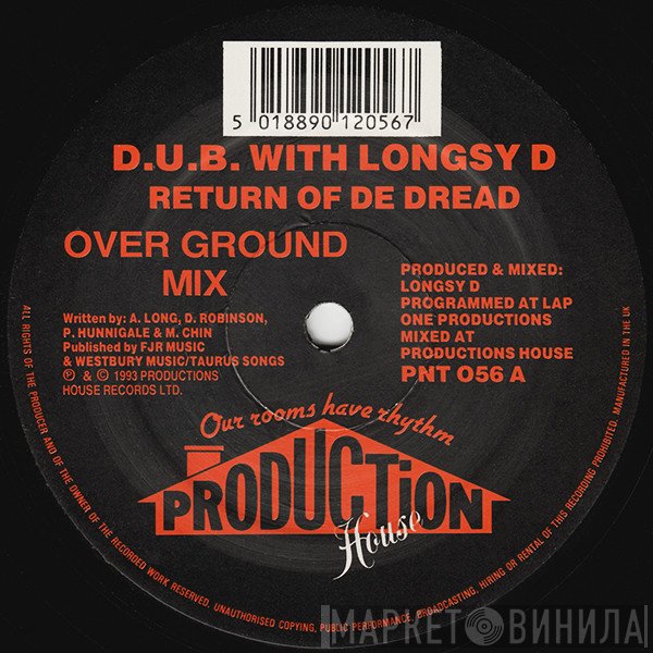 Longsy D, D.U.B. - Return Of De Dread