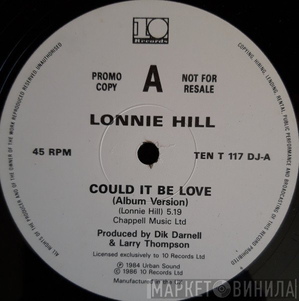 Lonnie Hill - Could It Be Love