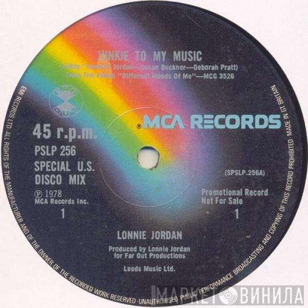 Lonnie Jordan - Junkie To My Music / He Used To Be A Friend Of Mine