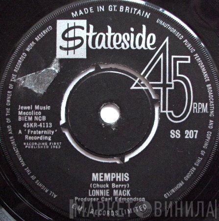 Lonnie Mack - Memphis / Down In The Dumps
