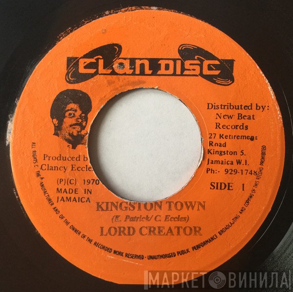 Lord Creator - Kingston Town