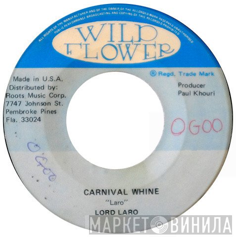 Lord Laro - Carnival Whine