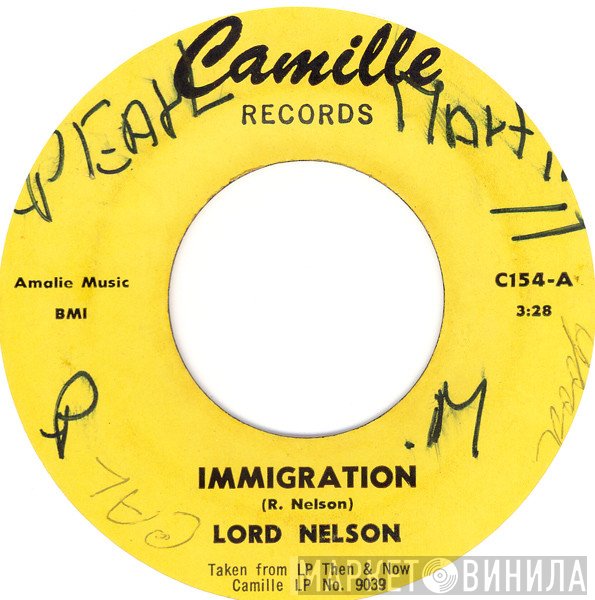Lord Nelson  - Immigration