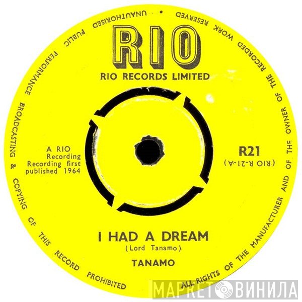 Lord Tanamo, Osbourne Graham - I Had A Dream / Be There
