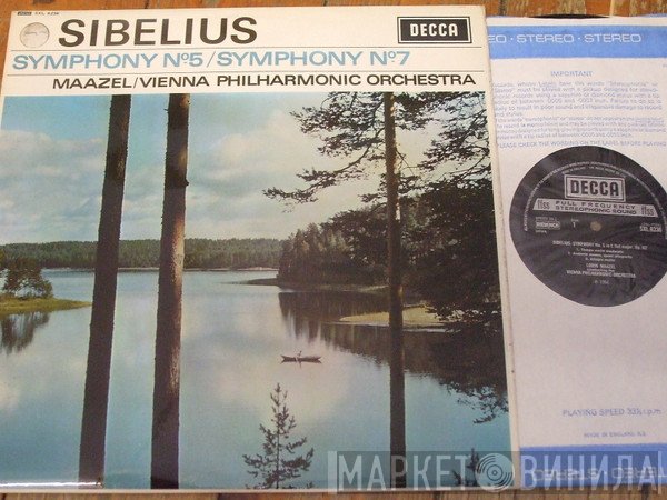 Lorin Maazel, Jean Sibelius, Wiener Philharmoniker - Symphony №5 / Symphony №7