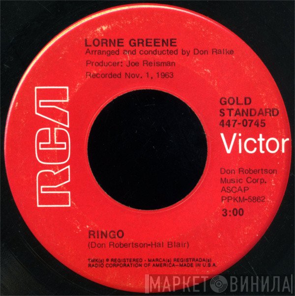 Lorne Greene  - Ringo