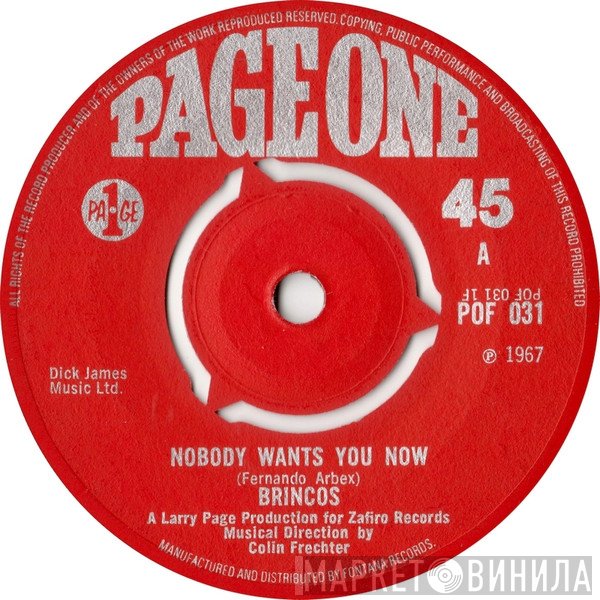 Los Brincos - Nobody Wants You Now