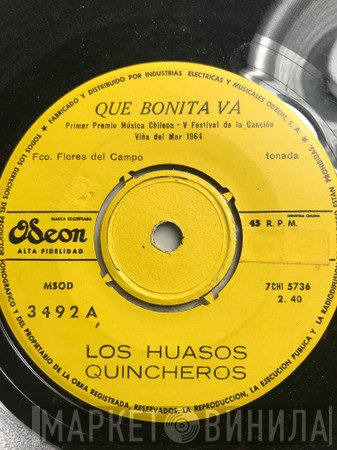 Los Huasos Quincheros - Que Bonita Va / Poncho De Olvido