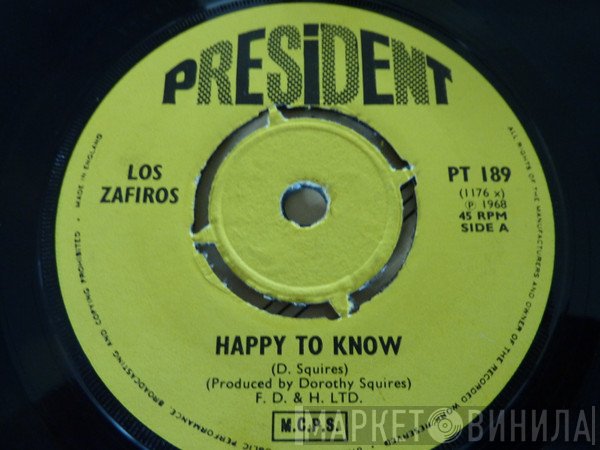 Los Zafiros  - Happy To Know / Torremolinos