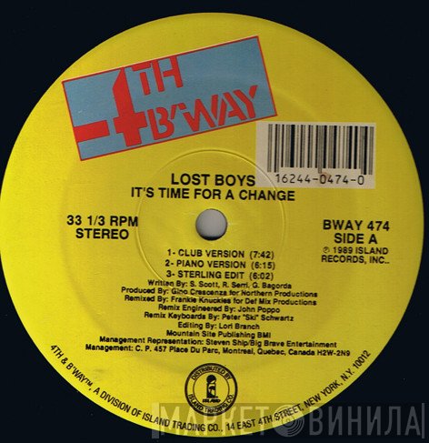 Lost Boys - It's Time For A Change