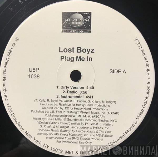 Lost Boyz  - Plug Me In
