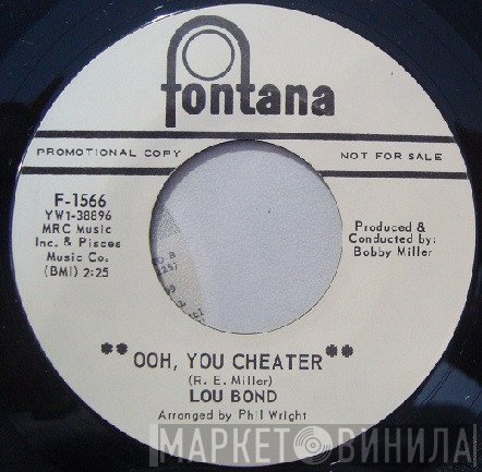 Lou Bond - Ooh, You Cheater