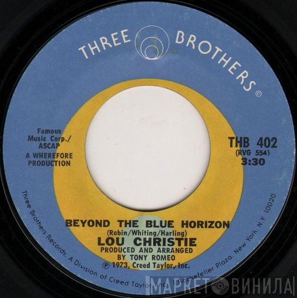 Lou Christie - Beyond The Blue Horizon / Saddle The Wind