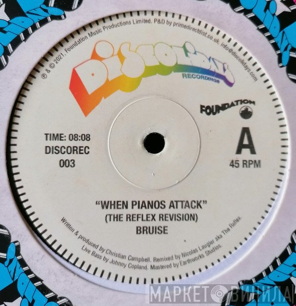 Lou Hayter, Bruise  - When Pianos Attack / Time Out Of Mind
