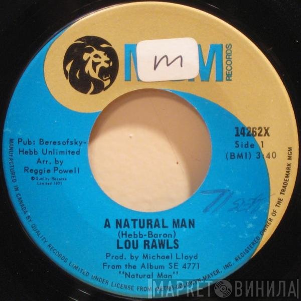 Lou Rawls - A Natural Man / You Can't Hold On