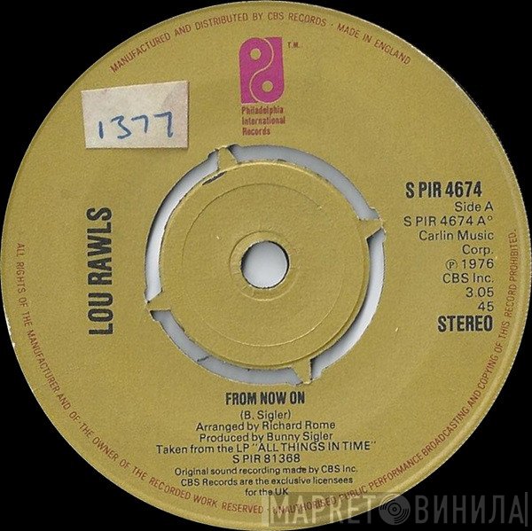 Lou Rawls - From Now On