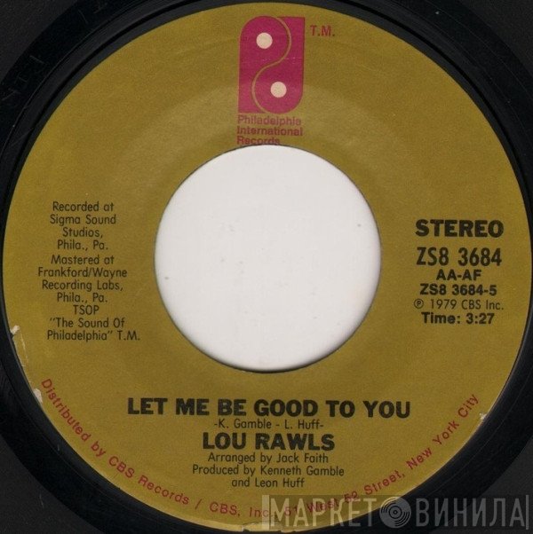 Lou Rawls - Let Me Be Good To You