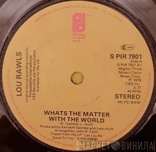 Lou Rawls - What's The Matter With The World