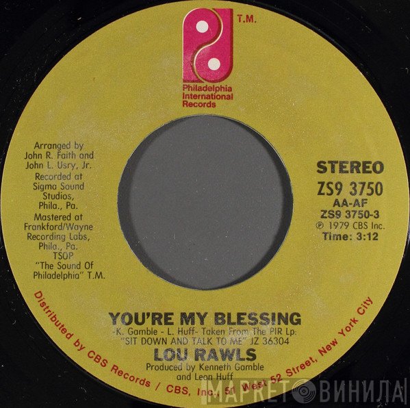 Lou Rawls - You're My Blessing