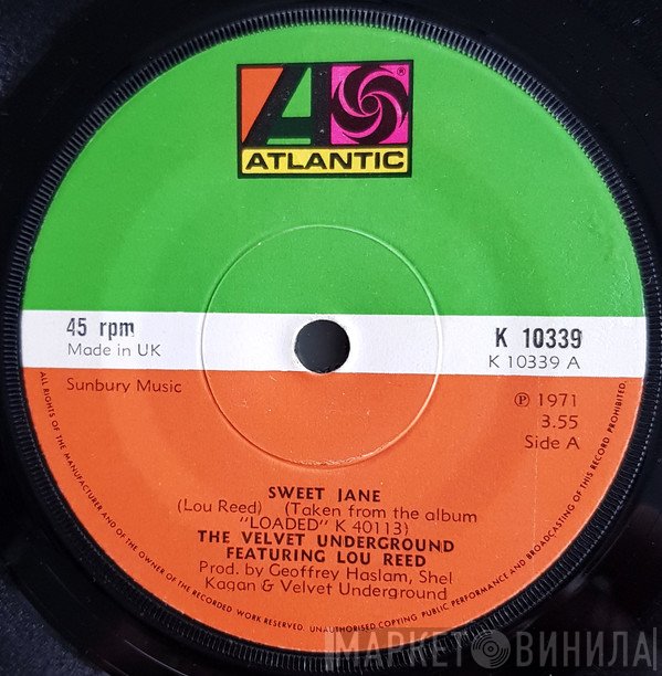 Lou Reed, The Velvet Underground - Sweet Jane / Rock And Roll