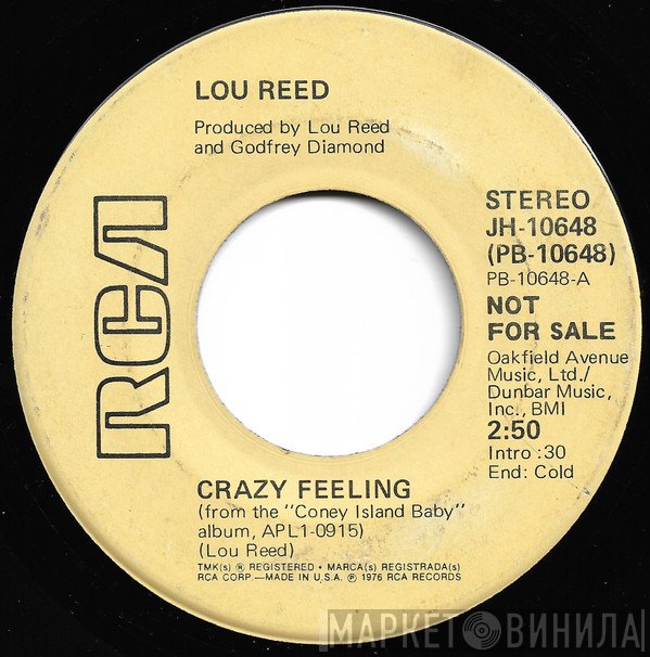 Lou Reed  - Crazy Feeling