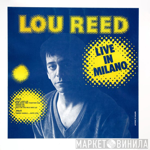 Lou Reed  - Live In Milano