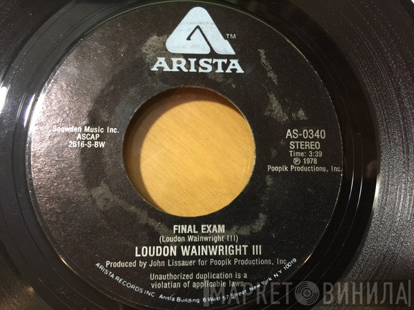 Loudon Wainwright III  - Final Exam