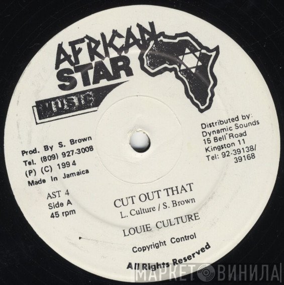 Louie Culture - Cut Out That