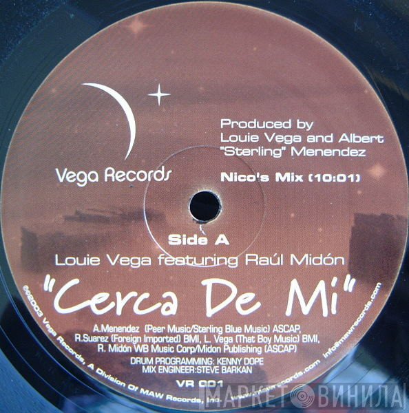 Louie Vega Featuring Raul Midón  - Cerca De Mi