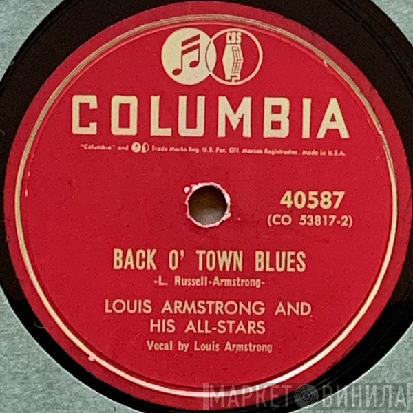 Louis Armstrong And His All-Stars  - Back O'Town Blues / A Theme From The Threepenny Opera (Mack The Knife)