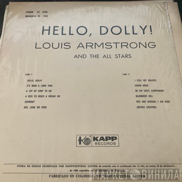 Louis Armstrong And His All-Stars - Hello Dolly
