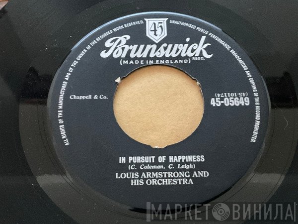 Louis Armstrong And His Orchestra - In Pursuit Of Happiness / The Younger Generation 