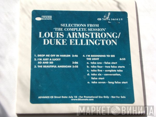 Louis Armstrong, Duke Ellington - Selections From 'The Complete Sessions'