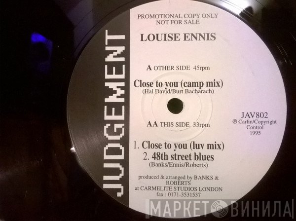 Louise Ennis - Close To You