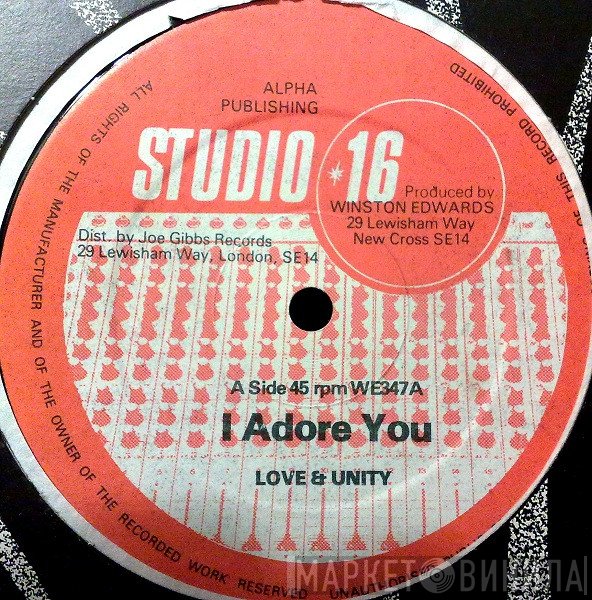 Love & Unity, Captain Desmond - I Adore You  /  Lover In Dance