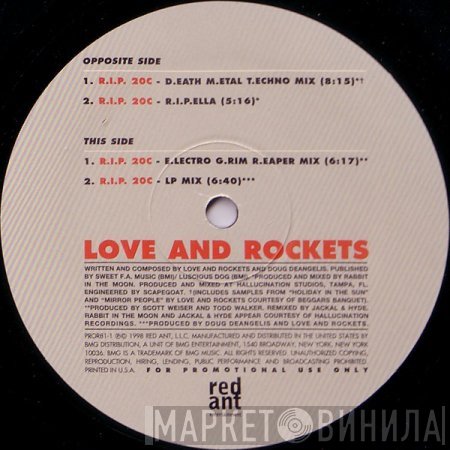 Love And Rockets  - R.I.P. 20C