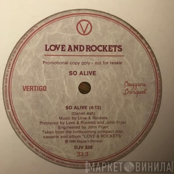 Love And Rockets  - So Alive