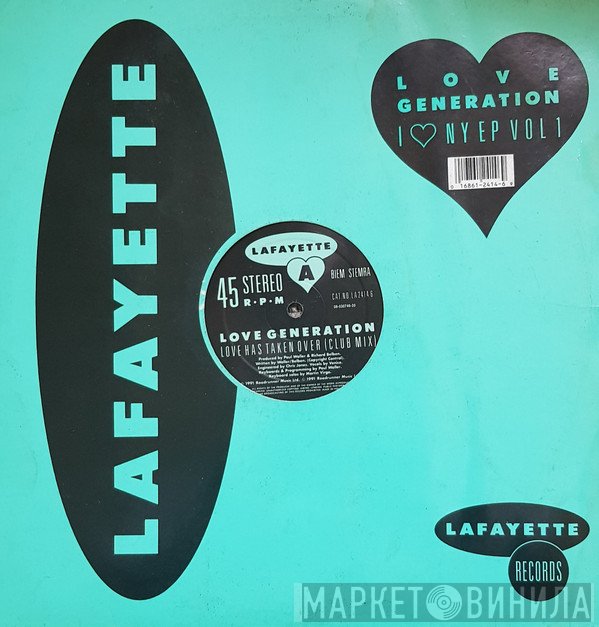 Love Generation  - I Love NY EP Vol 1