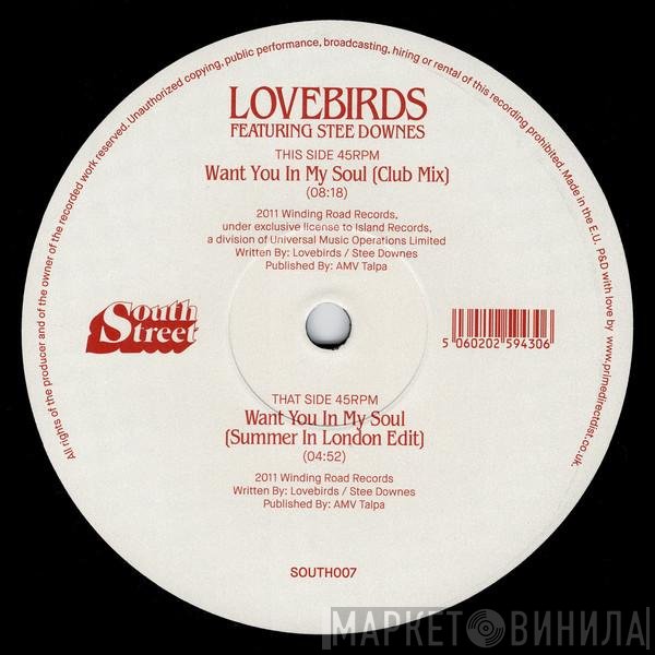 Lovebirds, Stee Downes - Want You In My Soul