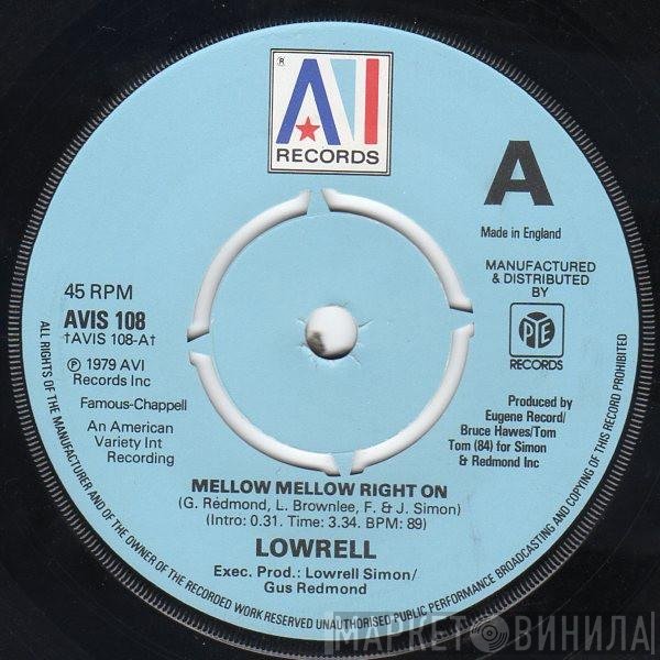 Lowrell Simon - Mellow Mellow Right On