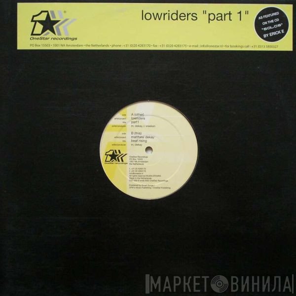 Lowriders  / Matthew Dekay  - Part 1 / Beat Rising